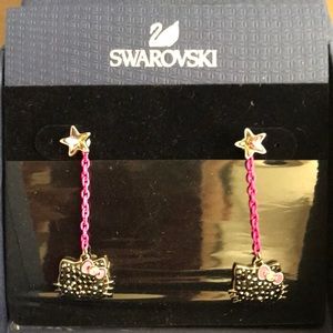 Swarovski Hello Kitty Earrings